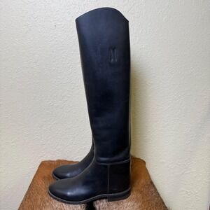 VTG Effingham By Bond Boot Co 6 Black Leather Riding Boots 6 Made USA Equestrian